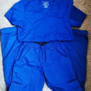 Cherokee royal blue scrubs